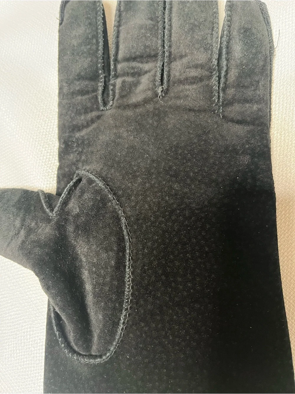 Coach Suede Gloves Thinsulate Lining Made in Italy